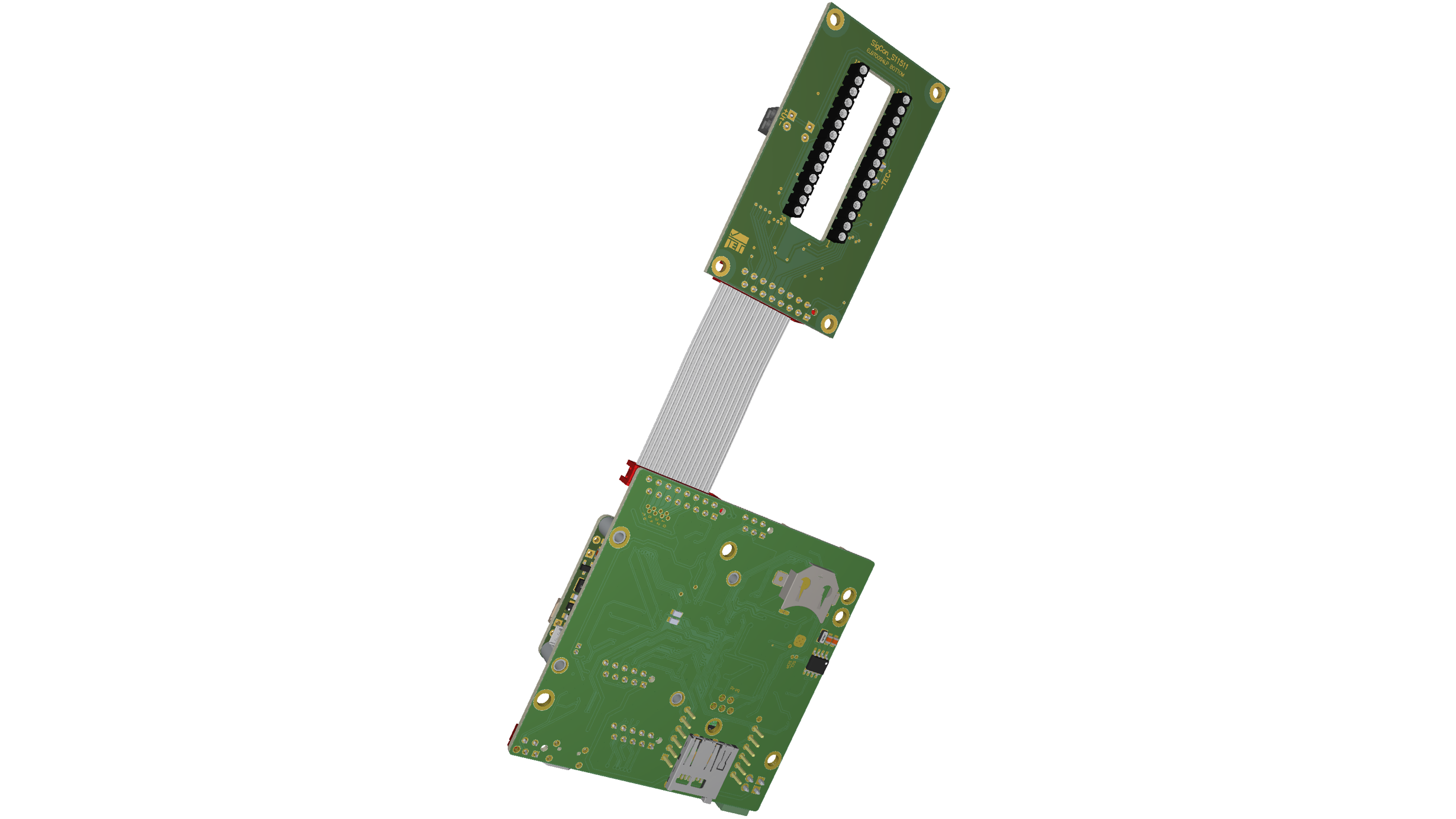 PE60_2 for cooled BTCCD Sensor S11850, bottom